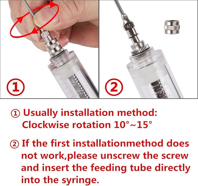 Baby Bird Feeding Syringe Feeding Tubes for Birds Parrot Hand Feeding Syringe with 6 Pcs Curved Gavage Tubes and Stainless Steel Metal Feeding Spoon (50ML)