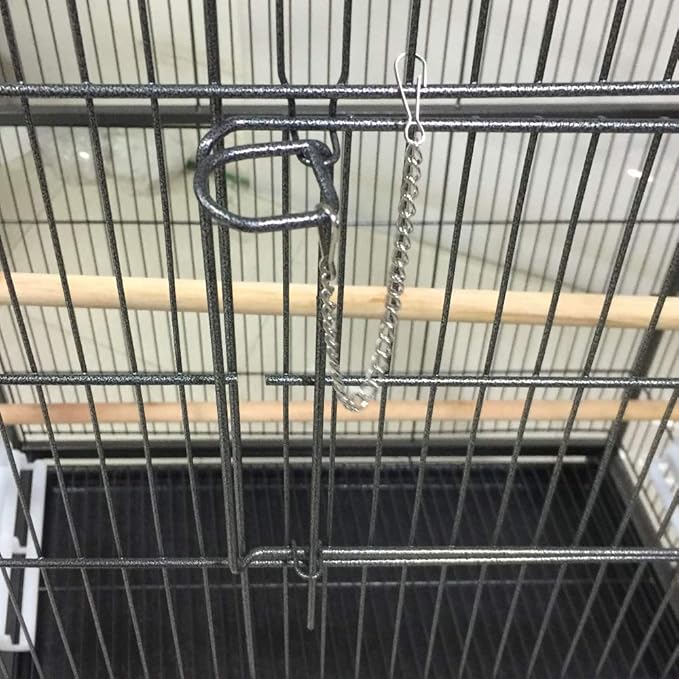 UISEBRT Large Bird Cages with Metal Aviary Wheels for Parrots, Cockatiels, Pigeons