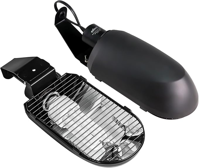 Bird Cage Light Fixture Combo Kit, AvianSun Lamp Hood with 2.4% UVB UVA 20W Compact Fluorescent Bulb for All Kinds Captive Birds