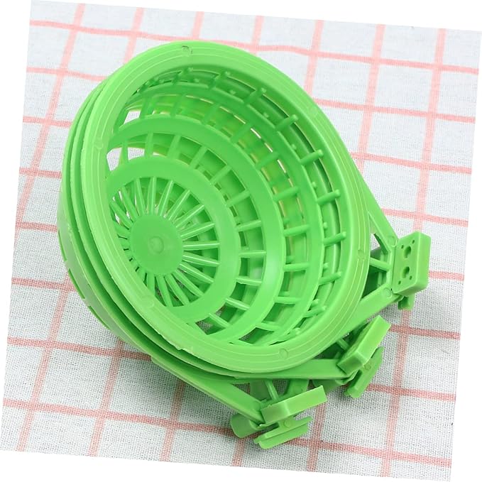 5pcs Hollow Parrot Nest Plastic Breeding Bird Basin for Parrots Birds Supplies for Comfortable Living Nesting and Breeding Environment