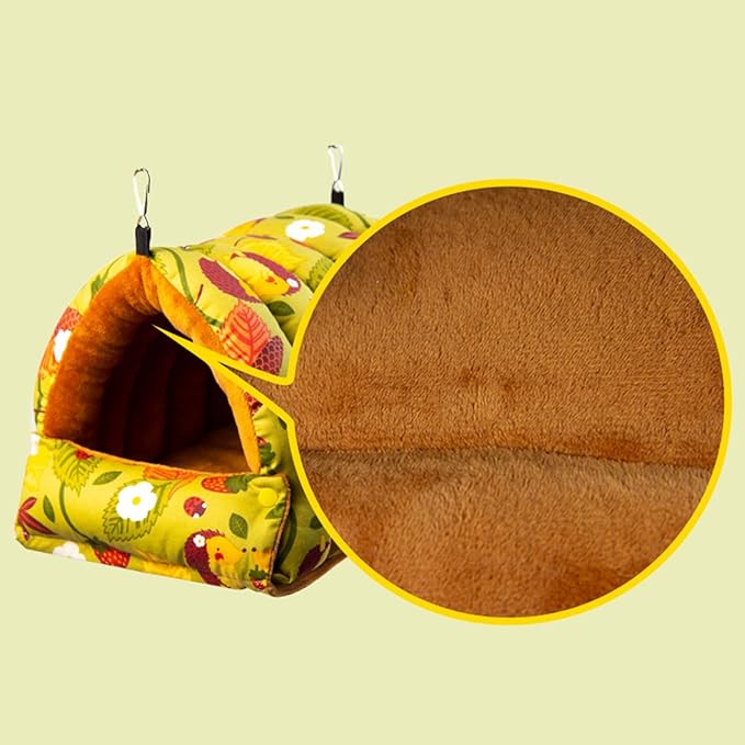 Fashion Pet Bird Parrot Cages Warm Hammock Tent Bed Hanging Cave for Sleeping Small Bird Cage Accessories Bird House