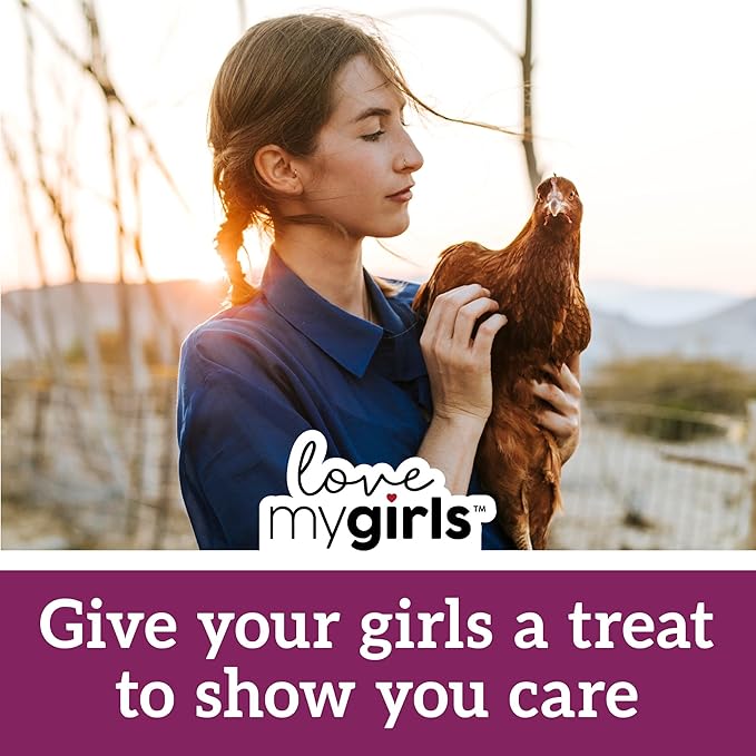 Love My Girls: Chicken Snacks - 5-Grain & Worms - 5lb Bag - Global Harvest, Gourmet Multi-Grain Treats, Corn-Free, Nutritious & Protein Rich Mealworms