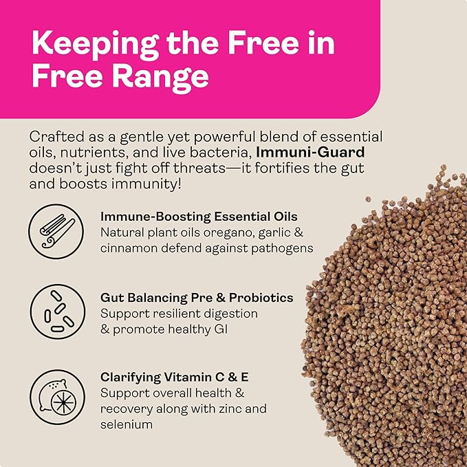 Chicken Probiotics & Vitamins – Immune Support and Stress Relief Supplement for Chicks and Adult Chickens – Digestive Health with Oregano & Garlic – Poultry Feed Additive – 1.5 lb