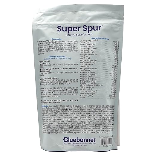 Super Spur Poultry Game Bird Supplement 1.5 lb