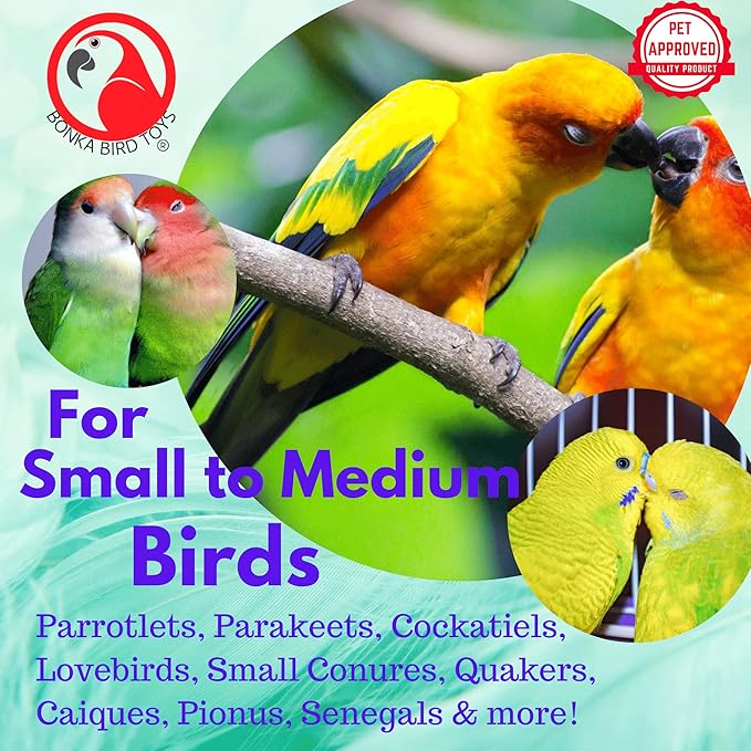 Bonka Bird Toys 1716 Farm Ringer Small Medium Bird Toy Parrot Cage Craft Toys Cages African Grey Conure Cockatiel