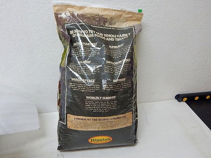 Higgins 466186 Higg Sunburst Food For Parrot, 25-Pound