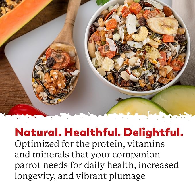 Dr. Harvey's Perfect Parrot Blend - Natural Food for Large Parrots (5 pounds)