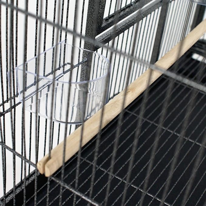 Microdermabrasion 53"/61"/68" Large Bird Cage Play Top Parrot Cockatiels Parakeet Cage Macaw Finch Cockatoo Prevue Flight Cage Perch Pet House (53 inch)