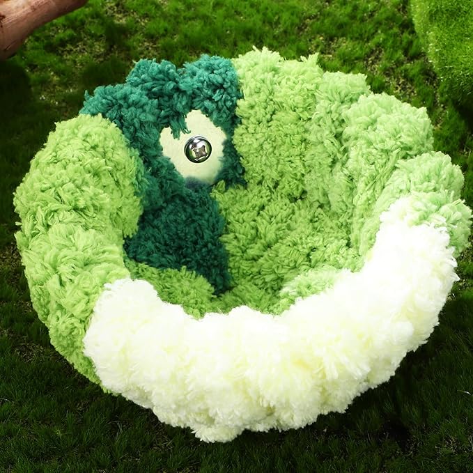 GANAZONO Parrot Nest House Bed - Cozy Plush Nest for Birds Perfect for Conures and Parakeets Winter Retreat Easy to Install 5.11 X 5.11 X 3.14 Inches