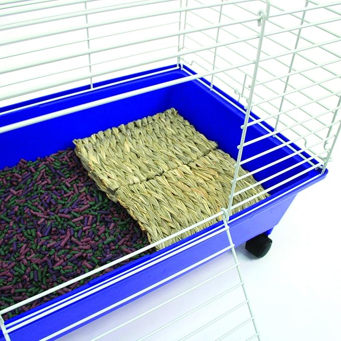 (3 Pack) Ware Natural Handwoven Grass Multi Small Pet Mats