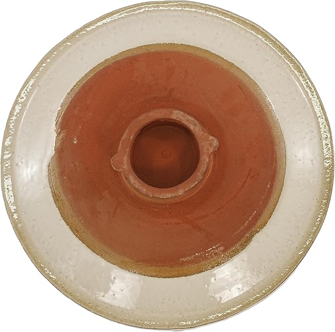 Ceramic Bird Bath for Outdoors, 18" H Weather-Resistant Birdbath for Garden Bird Watching, Pedestal Glazed Birdbaths, Sapphire Blue