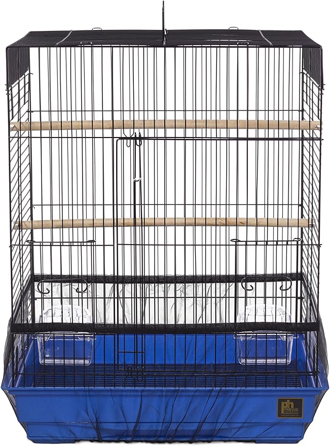 Prevue Pet Products 821B Mesh Bird Seed Catcher, Black, Medium/8"