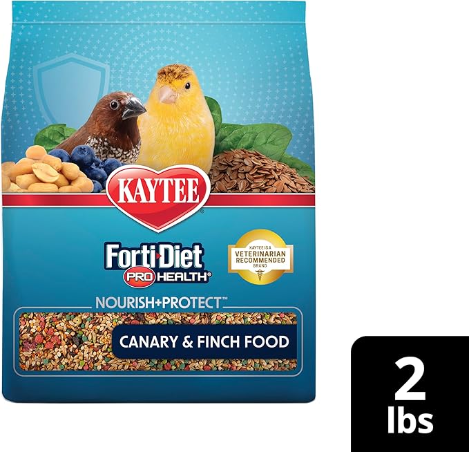 Kaytee Forti-Diet Pro Health Pet Canary & Finch Food, 2 lb