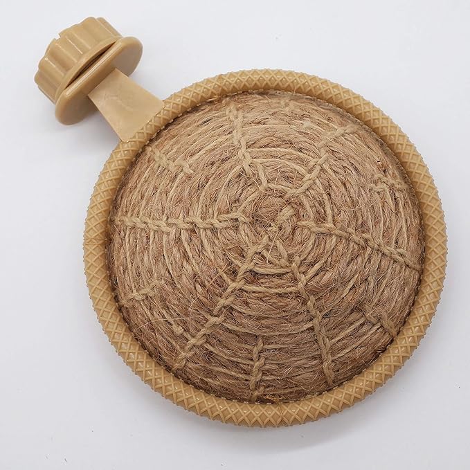 FOIBURELY Bird Breeding Nest Canary Finch Parrot Weave Hemp Rope Nest(4.4inches)