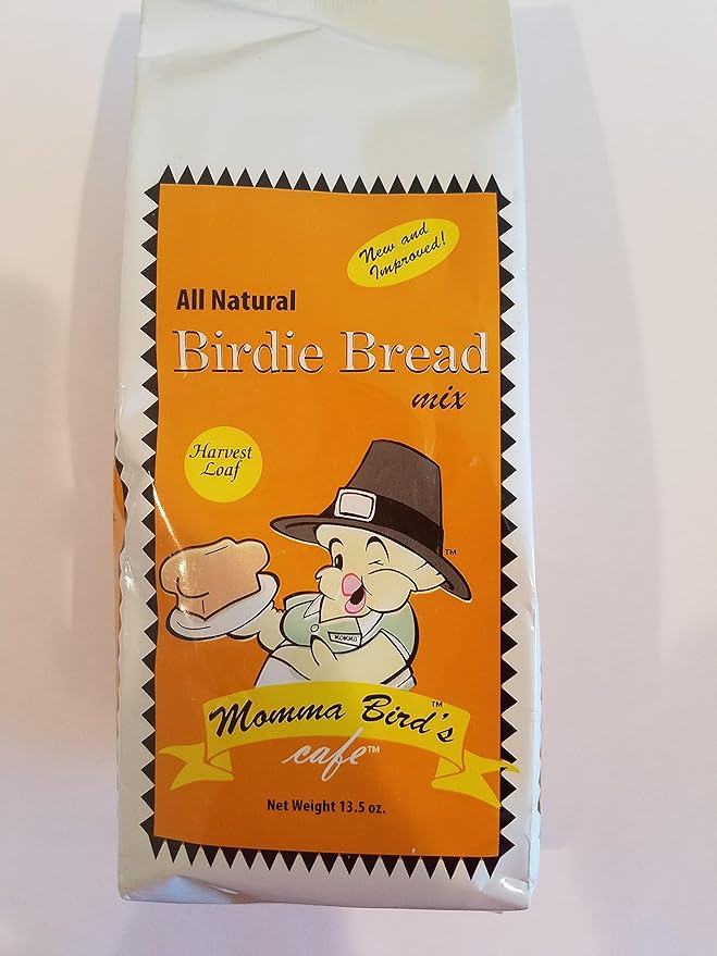 Momma's Birdie Bread Mix Treat for Parrots and Exotic Birds (Harvest)