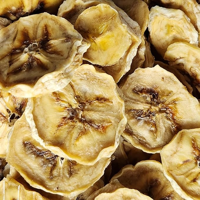 Dehydrated Banana Chips | Treats for Pet Parrots, Birds, Dogs, Hamsters, Guinea pigs, Ferrets, etc. | Small Business | Handmade (4 Ounces)