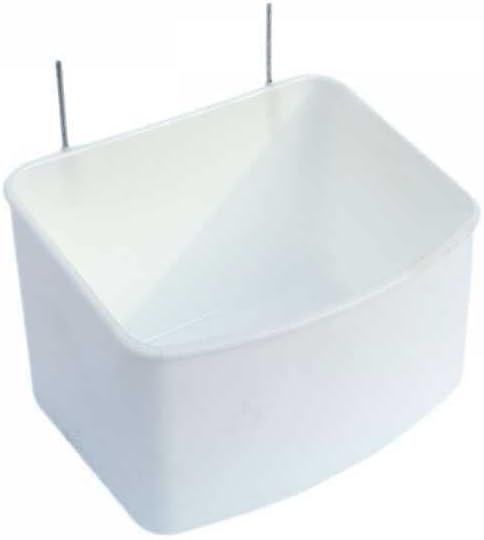 Pet Bird Cage Hanging Cups Food Water Feeders Large 8 oz Hamster Pigeon Quail Chicken Set of 4