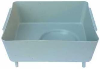 Bird Plastic Nest Nesting Tray Pan Cage Aviary Parakeet Cockatiel Budgie Breeding 20 cm Black