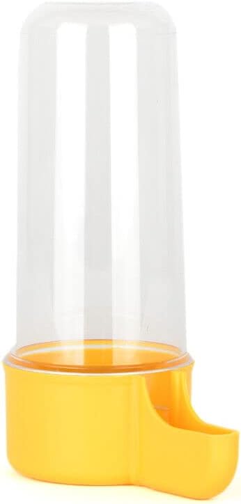 Set of 2 Bird Cage Aviary Canary Finch Large Water Tube Feeders Automatic Gravity Drinkers Water Dispensers 8 oz Capacity Each