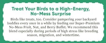 Bird Pro Classic No-Mess Wild Bird Seed – Premium Shell-Free Blend with Nuts, Sunflower Chips & Cranberries – Clean Feeding for Backyard Birds (18 Pounds)