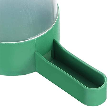 Yosoo Birds Feeder Container, 10pcs Round Plastic Birds Farm Livestock Automatic Feeding Drinking Water Bottle Container