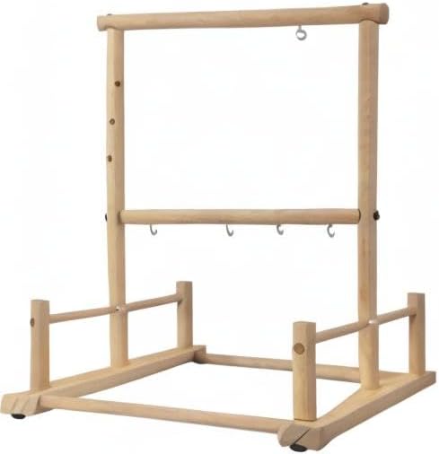 kathson Bird Play Stand Parrot Perch Stand Natural Wood Bird Playground Playstand for Cockatiel Conures Parakeet Parrots Budgie Lovebird Finch Small Birds