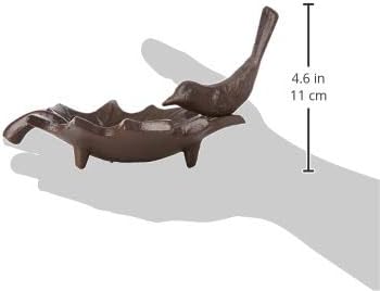 Esschert Design FB152 Cast Iron Birdbath, Small , Brown , 3.5"H