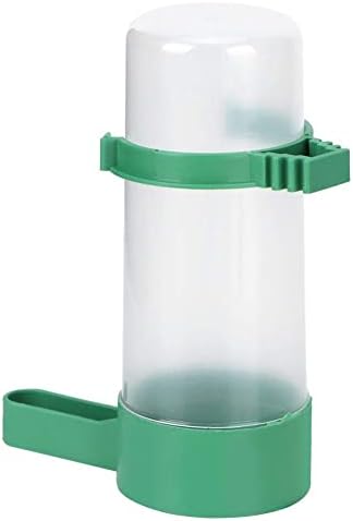 Yosoo Birds Feeder Container, 10pcs Round Plastic Birds Farm Livestock Automatic Feeding Drinking Water Bottle Container