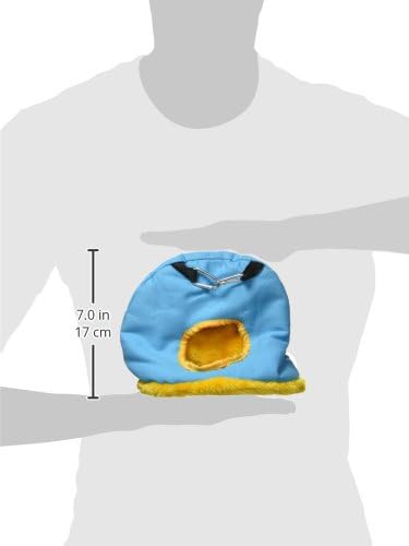 Prevue Pet Products BPV1168 Medium Snuggle Sack Bird Nest with 2-1/2-Inch Opening, Colors Vary