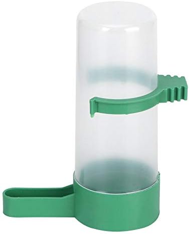 Yosoo Birds Feeder Container, 10pcs Round Plastic Birds Farm Livestock Automatic Feeding Drinking Water Bottle Container