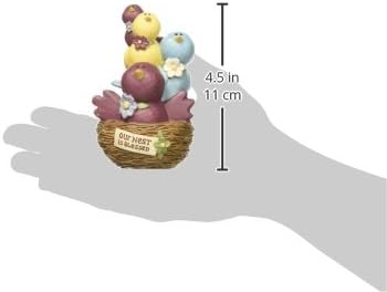 Blossom Bucket "Nest is Blessed' Stacked Birds Decor
