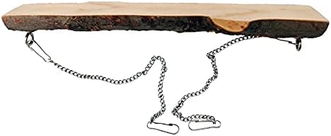 Pet Bird Swing, Parrot Cage Toys, Natural Wooden Swing Toys for Parakeet Cockatoo Cockatiel Conure Lovebirds Canaries Little Macaw African Parrot