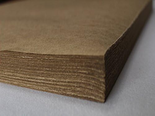 Small Sizes, Custom Orders, 100 Count Pre Cut Sheets, 60 Pound Kraft Paper - Up to 250 Ft