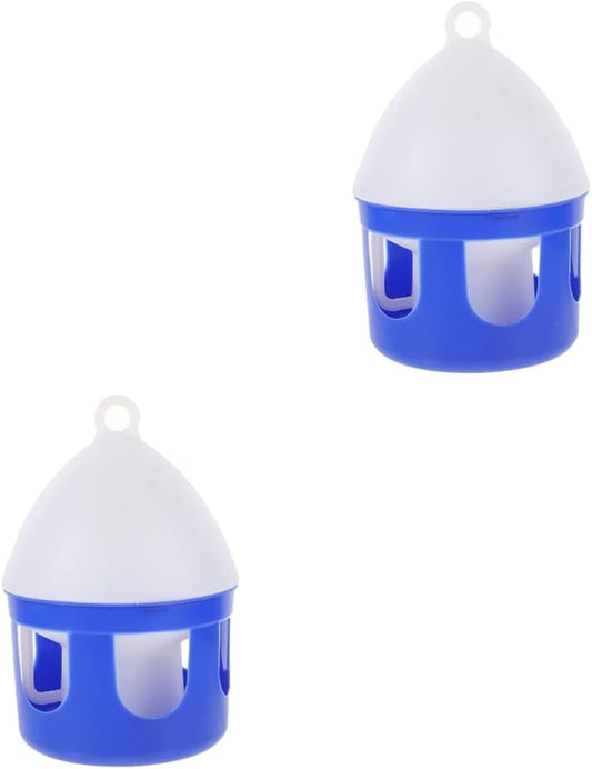 Mipcase of 2 Pigeon Water Feeder Bird Water Drinker Pigeon Drinker Plastic Feeder Dispenser