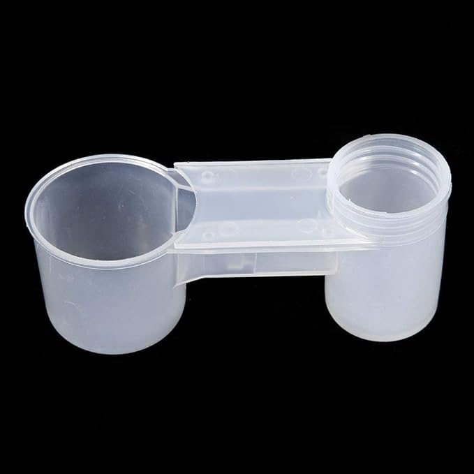 10PCS Bird Drinker Feeder Plastic Soda Pop Water Bottle Cup Feeder Drinking Bowl for Chicken Pigeons Birds Feeder Trough Animal Feeding Accessories