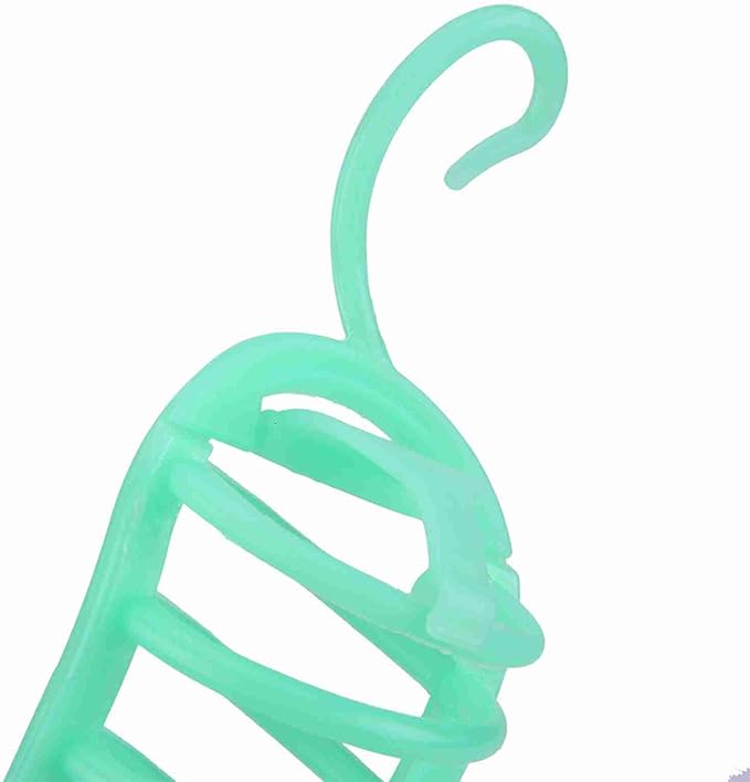 Millet Holder for Bird Cage, Plastic Millet Parrot Bird Food Holder, Lightweight Hanging Millet Parrot Feeding Basket with Side Perching Station, 9.8x1.96in, Green