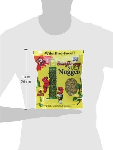 C&S Sunflower Suet Nuggets 27 Ounces, 6 Pack