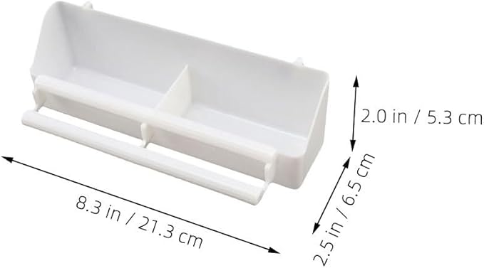Balacoo 3 Pack Bird Water Dispenser for Cage: Plastic Bird Food Bowl, Hanging Parakeet Feeder for Parrots, Budgie, Cockatiel, Poultry, Pigeon, Quail
