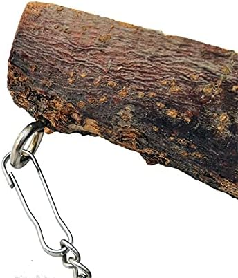 Pet Bird Swing, Parrot Cage Toys, Natural Wooden Swing Toys for Parakeet Cockatoo Cockatiel Conure Lovebirds Canaries Little Macaw African Parrot