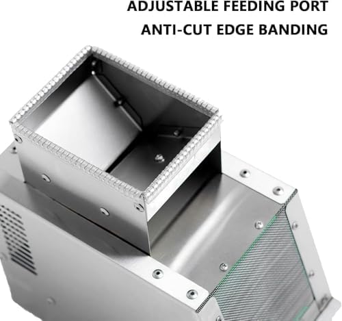 Cereals Blown Shell Splitter, Bird Feed Grain Thrower Wind Sheller, Bird Food Blowing Screening Grain Cleaning Winnower Machine, 2 Gear Adjustable Speed Fan, 60-80 kg/Hour Large
