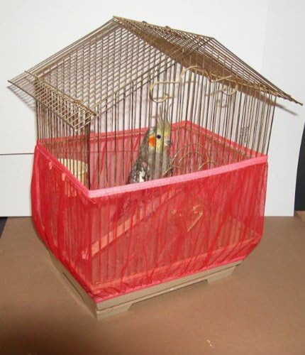 Bird Cage Skirt - Small (Red)