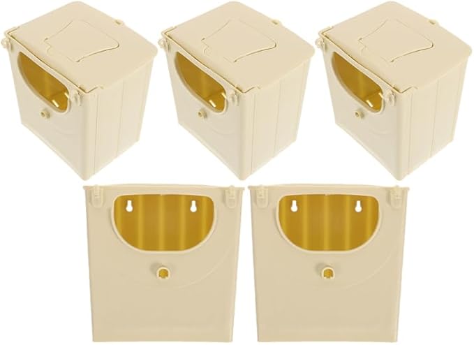 balacoo 5pcs Bird Nest Breeding Box Parakeet Nesting Box Parrot Bird Box Breeding Box Nesting Box for Parrots
