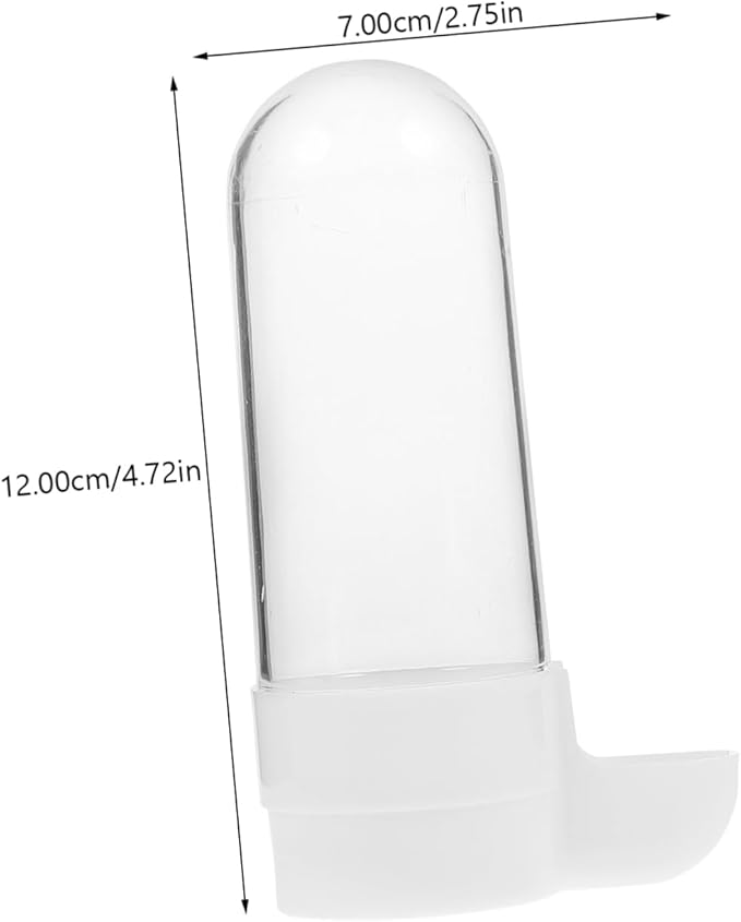 2pcs Bird Drinker Bird Water Dispenser Hanging Water Feeder Bird Food Container Bird Feeder Tray Bird Food Holder Bird Cage Supply Pet Bird Feeder Bird Supply Plastic Bird Feeder