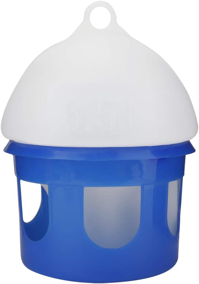 CDQL Pigeon Feeder,ABS Plastic Water Dispenser Waterer,Large Capacity Automatic Bird Pigeon Feeder Water Dispenser Waterer (6.5L)