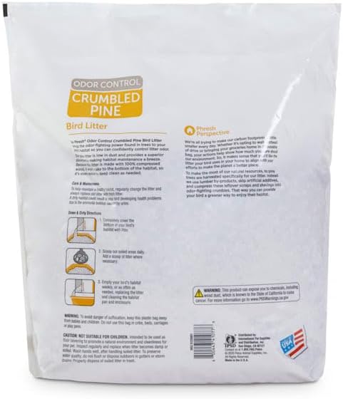 So Phresh by Petco Odor Control Crumbled Pine Bird Litter 10 lbs.
