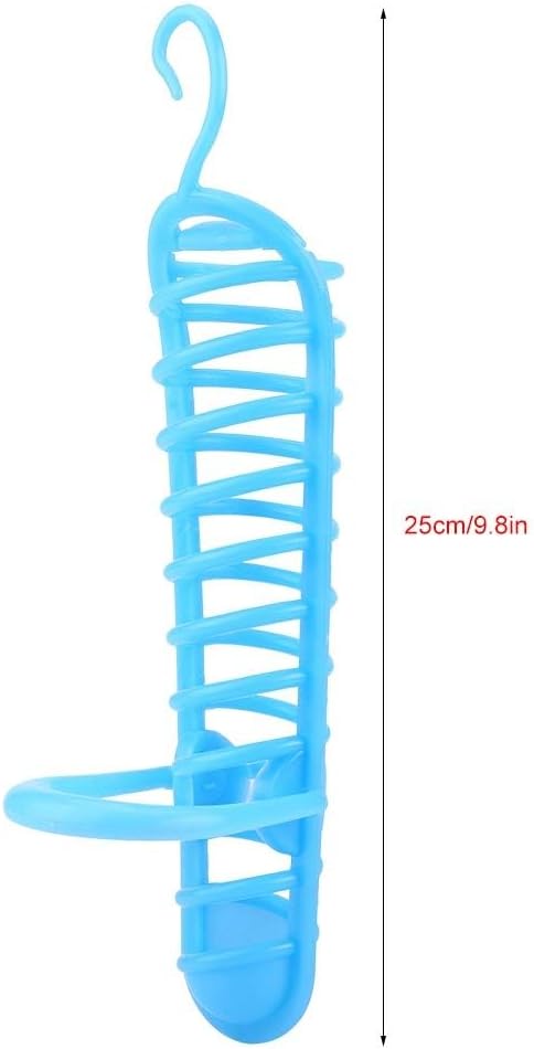 Parrots Feeder Basket Plastic Food Fruit Feeding Perch Stand Holder 9.8in Bird Holder Lightweight for Pet Bird Supplies Fruit Vegetable Millet Container