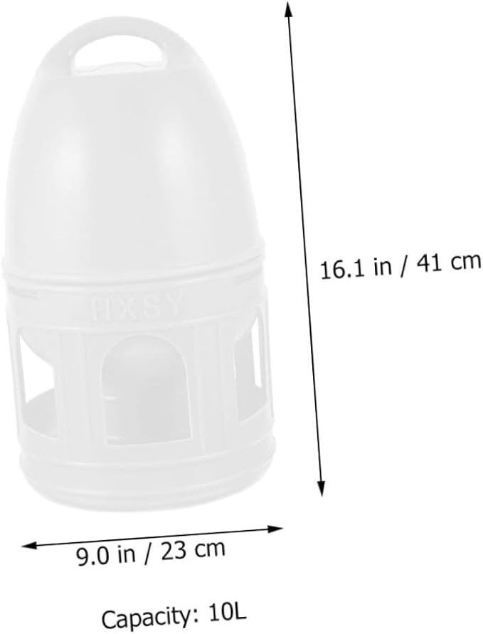 COLLBATH 10l Large Capacity Pigeon Water Dispenser No Mess Waterer for Pet Stores Zoos