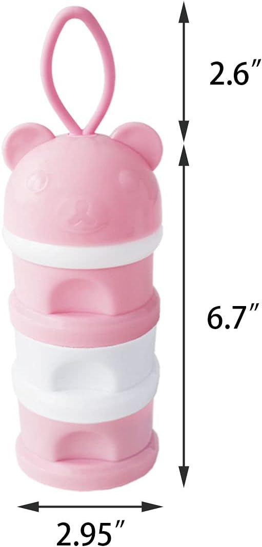 Portable Bird Feeder Cups Bird Food Water Treat Box Parrot Food Storage Container，Pet Travel Feeder(Pink)