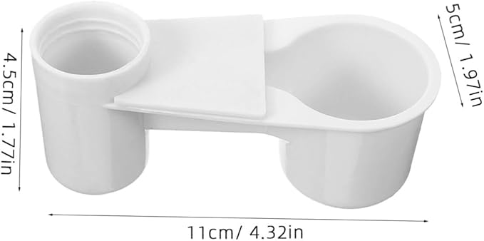 COLLBATH Multi-Purpose Bird Water Cup Cage Accessory for Rabbits Hamsters Parrots Pigeons Easy to Use Install