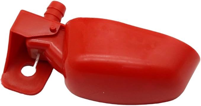 12Pcs Quail Water Cups Pigeon Automatic Bird Waterer for Cage Hang Drinker Breeding Poultry Drinking Bowls(Red)